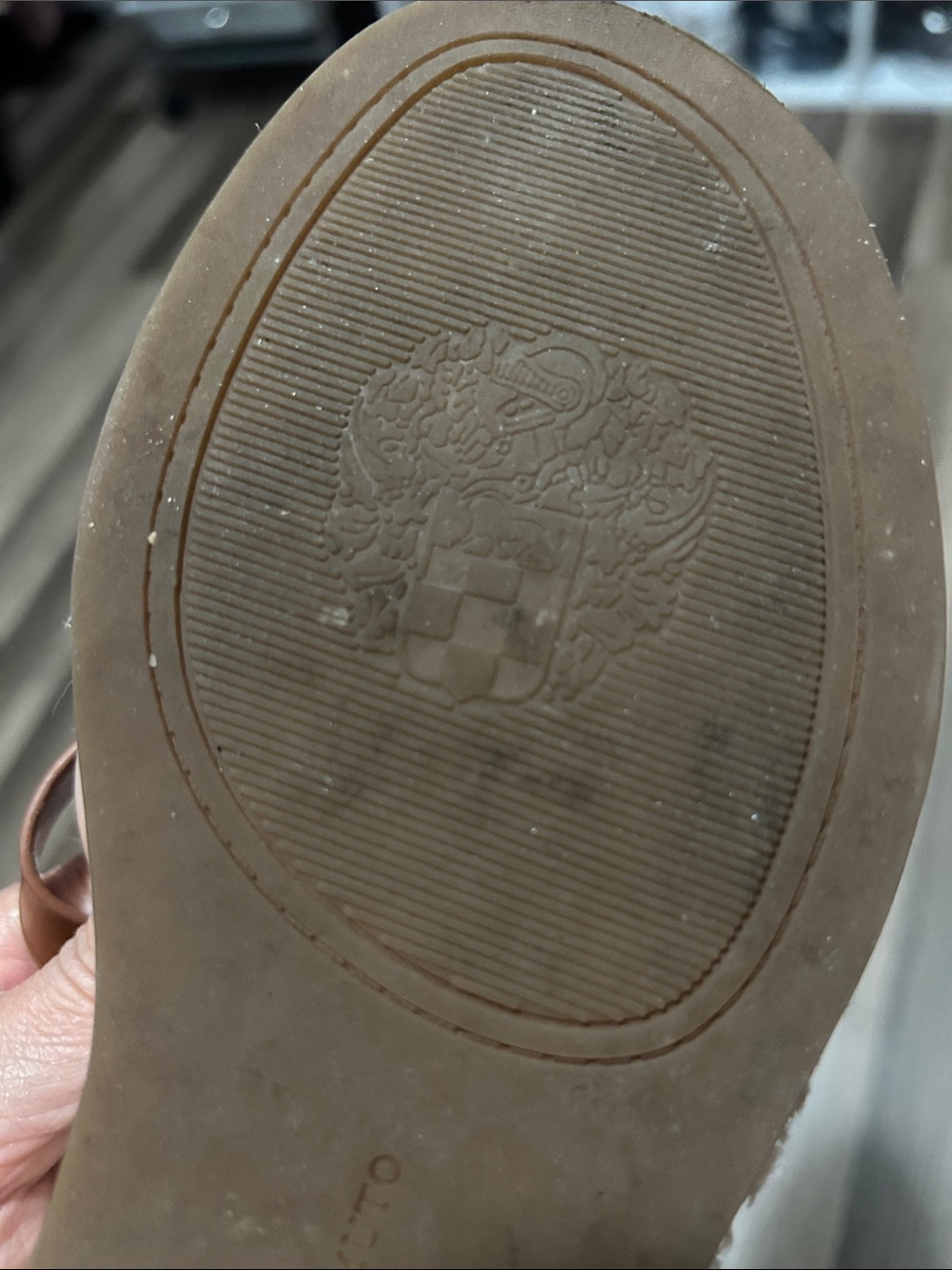 Vince Camuto Tan Strappy Espadrille Wedge Sandals - Picture 7 of 7